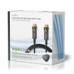 Nedis Actieve Optische Ultra High Speed HDMI™-Kabel met Ethernet | HDMI™ Connector | HDMI™ Connector | 8K@60Hz | 48 Gbps | 75.0 m | Rond | PVC | Zwart | Gift Box Nedis Actieve Optische Ultra High Speed HDMI™-Kabel met Ethernet | HDMI™ Connector | HDMI™ Connector | 8K@60Hz | 48 Gbps | 75.0 m | Rond | PVC | Zwart | Gift Box