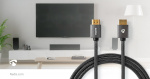 Nedis High Speed HDMI™-Kabel met Ethernet | HDMI™ Connector | HDMI™ Connector | 4K@60Hz | ARC | 18 Gbps | 1.00 m | Rond | Katoen | Gun Metal Grijs | Cover Window Box Nedis High Speed HDMI™-Kabel met Ethernet | HDMI™ Connector | HDMI™ Connector | 4K@60Hz | ARC | 18 Gbps | 1.00 m | Rond | Katoen | Gun Metal Grijs | Cover Window Box
