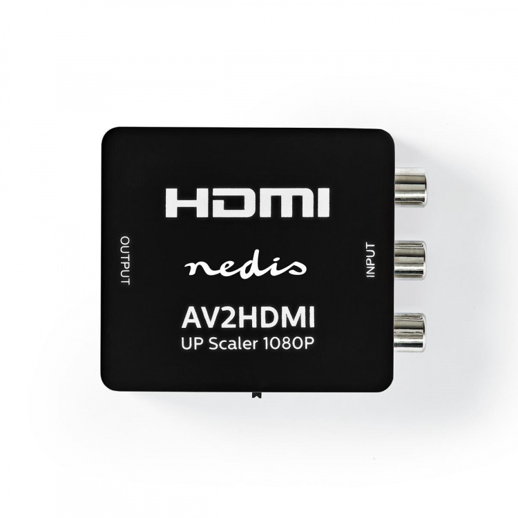Nedis HDMI™-Converter | 3x RCA Female | 1x HDMI™ Output | 1-weg | 1080p | 1.65 Gbps | ABS | Antraciet