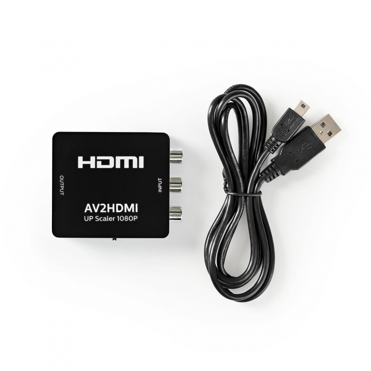 Nedis HDMI™-Converter | 3x RCA Female | 1x HDMI™ Output | 1-weg | 1080p | 1.65 Gbps | ABS | Antraciet
