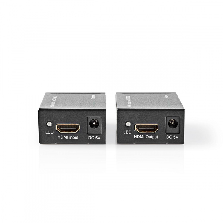Nedis HDMI™-Extender | Over Cat6 | tot 60 m | 1080p | 1.65 Gbps | Metaal | Antraciet