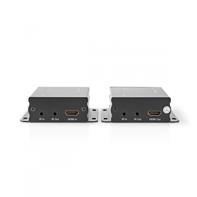 Nedis HDMI™-Extender | Over Cat6 | tot 50 m | 4K@30Hz | 10.2 Gbps | IR Return-functie | Metaal | Antraciet Nedis HDMI™-Extender | Over Cat6 | tot 50 m | 4K@30Hz | 10.2 Gbps | IR Return-functie | Metaal | Antraciet