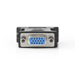 Nedis DVI-Adapter | DVI-I 24+5-Pin Male | VGA Female 15p | Vernikkeld | Recht | PVC | Zwart | Doos Nedis DVI-Adapter | DVI-I 24+5-Pin Male | VGA Female 15p | Vernikkeld | Recht | PVC | Zwart | Doos
