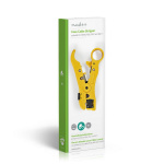 Nedis Kabelstriptang | Stripping Tool | ABS / Staal | Geel / Zwart