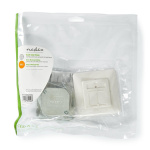 Nedis Netwerk Wanddoos | Verzonken montage | 2 poort(en) | CAT6a | Recht | Female | Goud Verguld | PVC | Wit | Envelop Nedis Netwerk Wanddoos | Verzonken montage | 2 poort(en) | CAT6a | Recht | Female | Goud Verguld | PVC | Wit | Envelop