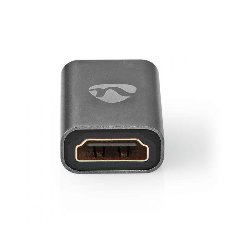 Nedis HDMI™-Adapter | HDMI™ Male / HDMI™ Micro-Connector | HDMI™ Output | Verguld | Recht | Aluminium | Gun Metal Grijs | 1 Stuks | Cover Window Box Nedis HDMI™-Adapter | HDMI™ Male / HDMI™ Micro-Connector | HDMI™ Output | Verguld | Recht | Aluminium | Gun Metal Grijs | 1 Stuks | Cover Window Box