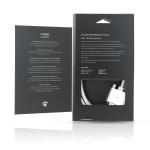 Nedis HDMI™ Kabel | HDMI™ Connector | DVI-D 24+1-Pins Male | 2560x1600 | Verguld | 2.00 m | Recht | Gevlochten | Zilver | Cover Window Box