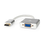 Nedis VGA-Adapter | HDMI™ Connector | VGA Female 15p | Verguld | Recht | Aluminium | Zilver | Cover Window Box