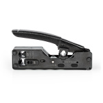 Nedis Krimptang | CAT5 / CAT5e / CAT6 / CAT6a / CAT7 / RJ12 | Snijden / Tang | ABS / Staal | Zwart Nedis Krimptang | CAT5 / CAT5e / CAT6 / CAT6a / CAT7 / RJ12 | Snijden / Tang | ABS / Staal | Zwart