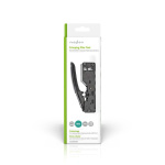Nedis Krimptang | CAT5 / CAT5e / CAT6 / CAT6a / CAT7 / RJ12 | Snijden / Tang | ABS / Staal | Zwart Nedis Krimptang | CAT5 / CAT5e / CAT6 / CAT6a / CAT7 / RJ12 | Snijden / Tang | ABS / Staal | Zwart