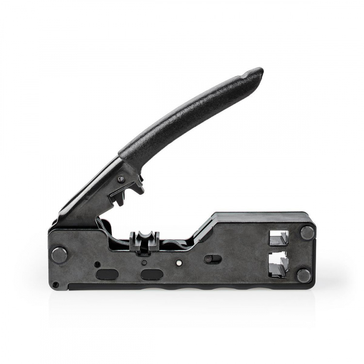 Nedis Krimptang | CAT5 / CAT5e / CAT6 / CAT6a / CAT7 / RJ12 | Snijden / Tang | ABS / Staal | Zwart Nedis Krimptang | CAT5 / CAT5e / CAT6 / CAT6a / CAT7 / RJ12 | Snijden / Tang | ABS / Staal | Zwart