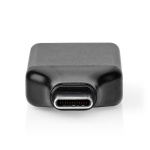 Nedis USB-C™ Adapter | USB 3.2 Gen 1 | USB-C™ Male | HDMI™ Female | 4K@60Hz | Rond | Vernikkeld | Grijs / Zwart | Envelop