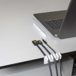 Nedis Kabelmanagement | Kabelclip | Click & Go | 2 Stuks | Aantal sleuven: 5 Sleuven | Maximale kabeldikte: 7.1 mm | Polypropylene | Wit Nedis Kabelmanagement | Kabelclip | Click & Go | 2 Stuks | Aantal sleuven: 5 Sleuven | Maximale kabeldikte: 7.1 mm | Polypropylene | Wit