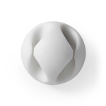 Nedis Kabelmanagement | Kabelclip | Click & Go | 6 Stuks | Aantal sleuven: 2 Sleuven | Maximale kabeldikte: 5.3 mm | TPE | Wit Nedis Kabelmanagement | Kabelclip | Click & Go | 6 Stuks | Aantal sleuven: 2 Sleuven | Maximale kabeldikte: 5.3 mm | TPE | Wit