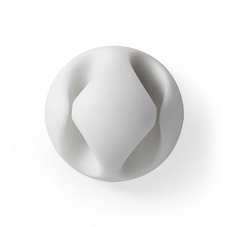 Nedis Kabelmanagement | Kabelclip | Click & Go | 6 Stuks | Aantal sleuven: 2 Sleuven | Maximale kabeldikte: 5.3 mm | TPE | Wit Nedis Kabelmanagement | Kabelclip | Click & Go | 6 Stuks | Aantal sleuven: 2 Sleuven | Maximale kabeldikte: 5.3 mm | TPE | Wit