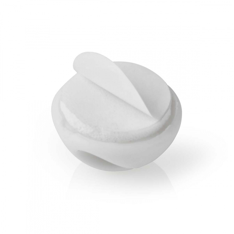 Nedis Kabelmanagement | Kabelclip | Click & Go | 6 Stuks | Aantal sleuven: 2 Sleuven | Maximale kabeldikte: 5.3 mm | TPE | Wit Nedis Kabelmanagement | Kabelclip | Click & Go | 6 Stuks | Aantal sleuven: 2 Sleuven | Maximale kabeldikte: 5.3 mm | TPE | Wit