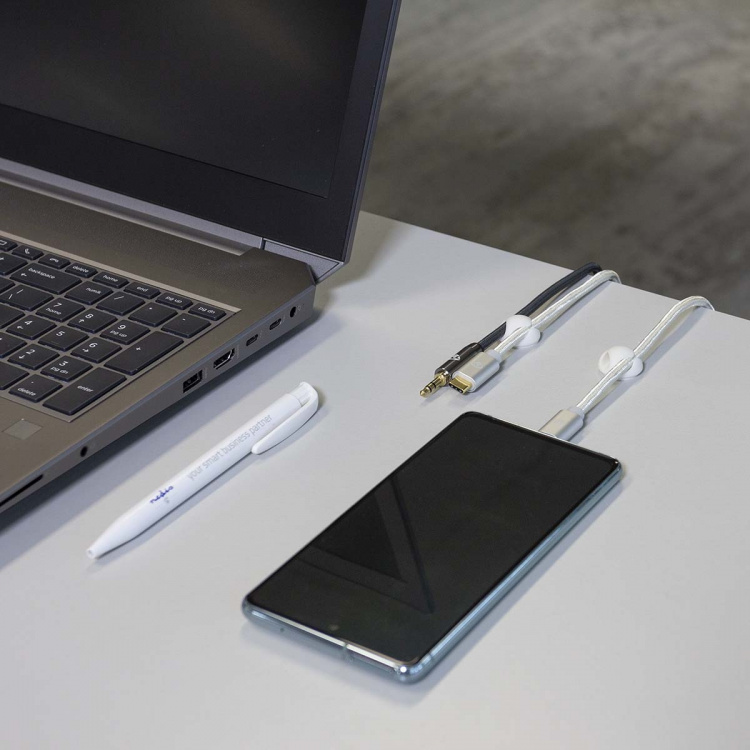Nedis Kabelmanagement | Kabelclip | Click & Go | 6 Stuks | Aantal sleuven: 2 Sleuven | Maximale kabeldikte: 5.3 mm | TPE | Wit Nedis Kabelmanagement | Kabelclip | Click & Go | 6 Stuks | Aantal sleuven: 2 Sleuven | Maximale kabeldikte: 5.3 mm | TPE | Wit