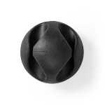 Nedis Kabelmanagement | Kabelclip | Click & Go | 6 Stuks | Aantal sleuven: 2 Sleuven | Maximale kabeldikte: 5.3 mm | TPE | Zwart