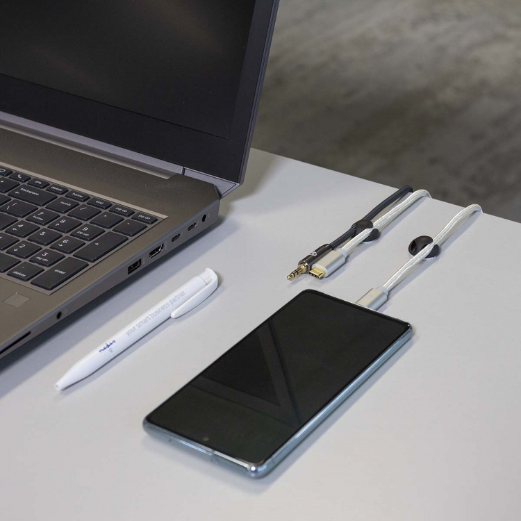 Nedis Kabelmanagement | Kabelclip | Click & Go | 6 Stuks | Aantal sleuven: 2 Sleuven | Maximale kabeldikte: 5.3 mm | TPE | Zwart