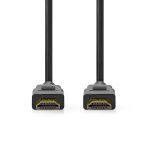 Nedis Ultra High Speed HDMI™-Kabel | HDMI™ Connector | HDMI™ Connector | 8K@60Hz | 48 Gbps | 3.00 m | Rond | 6.7 mm | Zwart | Doos Nedis Ultra High Speed HDMI™-Kabel | HDMI™ Connector | HDMI™ Connector | 8K@60Hz | 48 Gbps | 3.00 m | Rond | 6.7 mm | Zwart | Doos
