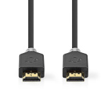 Nedis Ultra High Speed ​​HDMI™-Kabel | HDMI™ Connector | HDMI™ Connector | 8K@60Hz | 48 Gbps | 5.00 m | Rond | 8.3 mm | Antraciet | Doos