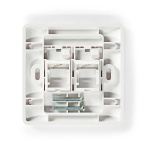 Nedis Netwerk Keystone-voorplaat | Frontplaat RJ45 | 2 poort(en) | ABS | Wit | Envelop
