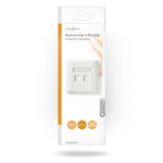 Nedis Netwerk Keystone-voorplaat | Frontplaat RJ45 | 2 poort(en) | ABS | Wit | Envelop