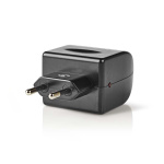 Nedis Stopcontact-Adapter | Type C (CEE 7/16) | 100 - 240 V AC 50/60 Hz | 12 V DC | 6 W | Netvoeding | 0.3 A | Zwart | Kunststof Nedis Stopcontact-Adapter | Type C (CEE 7/16) | 100 - 240 V AC 50/60 Hz | 12 V DC | 6 W | Netvoeding | 0.3 A | Zwart | Kunststof