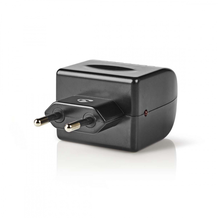 Nedis Stopcontact-Adapter | Type C (CEE 7/16) | 100 - 240 V AC 50/60 Hz | 12 V DC | 6 W | Netvoeding | 0.3 A | Zwart | Kunststof Nedis Stopcontact-Adapter | Type C (CEE 7/16) | 100 - 240 V AC 50/60 Hz | 12 V DC | 6 W | Netvoeding | 0.3 A | Zwart | Kunststof