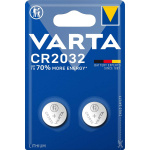 Varta Lithium-Knoopcelbatterij CR2032 | 3 V DC | 230 mAh | 2-Blister | Zilver Varta Lithium-Knoopcelbatterij CR2032 | 3 V DC | 230 mAh | 2-Blister | Zilver