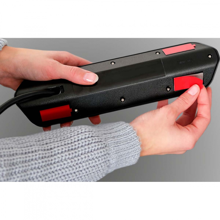 brennenstuhl Estilo 6-voudige hoek-stopcontactstrip met hoogwaardig RVS-oppervlak voor keuken en kantoor (bureaustopcontact met 4x veiligheidscontactdozen, 2x Euro-stopcontacten, incl. USB-oplaadfunctie) TYPE F