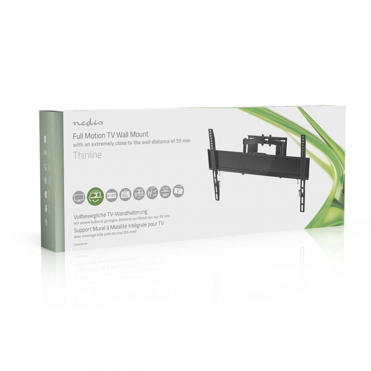 Nedis Draai- en Kantelbare TV-Muurbeugel | 37 - 80 