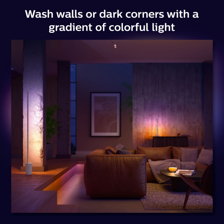 Philips Hue Gradient Signe Golvlampa Vit