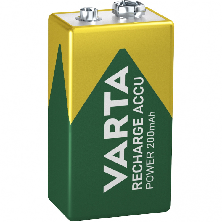 Varta Laddningsbart batteri 9V 200 m Varta Laddningsbart batteri 9V 200 m