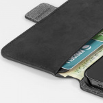 Krusell Leren Telefoonhoesje iPhone 13 Pro Max Zwart