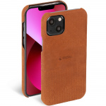 Krusell Leren Cover iPhone 13 Cognac Krusell Leren Cover iPhone 13 Cognac