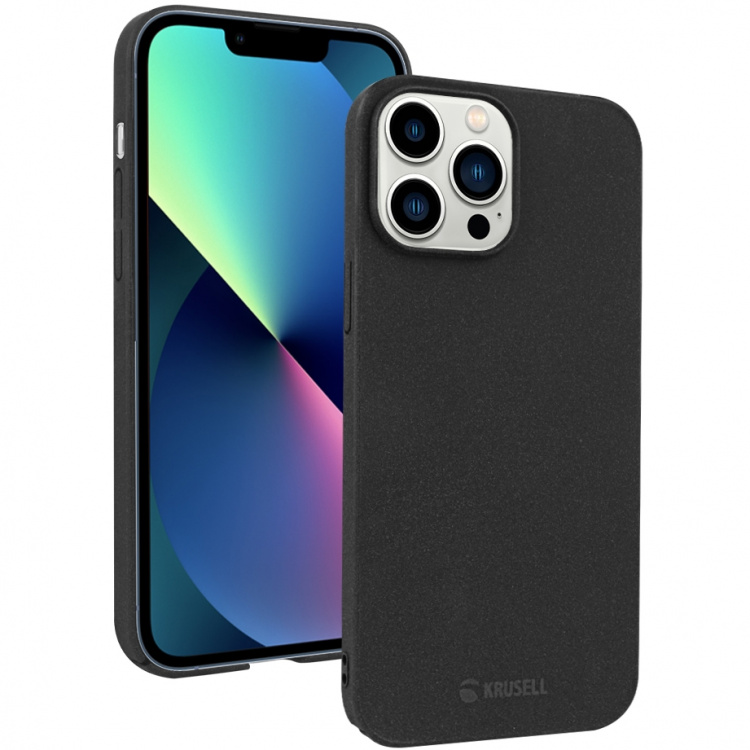 Krusell SandCover iPhone 13 Pro Max Zwart