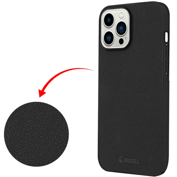 Krusell SandCover iPhone 13 Pro Max Zwart
