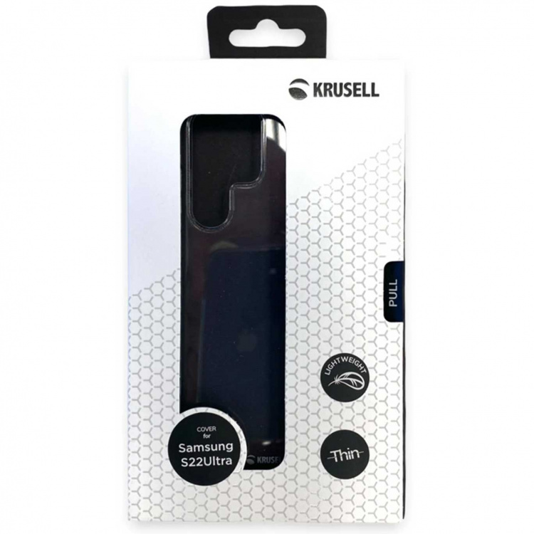 Krusell SoftCover Galaxy S22 Ultra Transparant