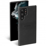 Krusell Leren Cover Galaxy S22 Ultra Zwart