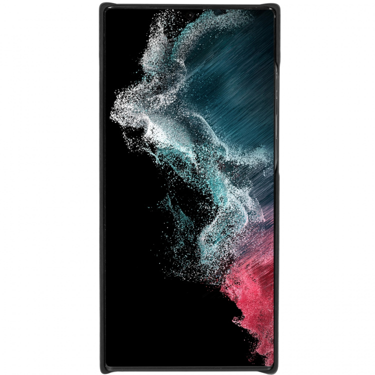 Krusell Leren Cover Galaxy S22 Ultra Zwart