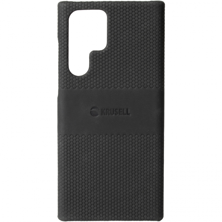 Krusell Leren Cover Galaxy S22 Ultra Zwart
