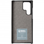 Krusell Leren Cover Galaxy S22 Ultra Zwart