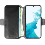 Krusell Leren Telefoonhoesje Galaxy S22+ Zwart Krusell Leren Telefoonhoesje Galaxy S22+ Zwart