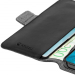 Krusell Leren Telefoonhoesje Galaxy S22+ Zwart Krusell Leren Telefoonhoesje Galaxy S22+ Zwart