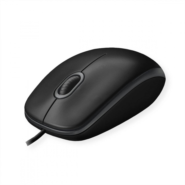 Logitech B100 optical USB mouse, 800 dpi, 180 cm cable, black Logitech B100 optical USB mouse, 800 dpi, 180 cm cable, black