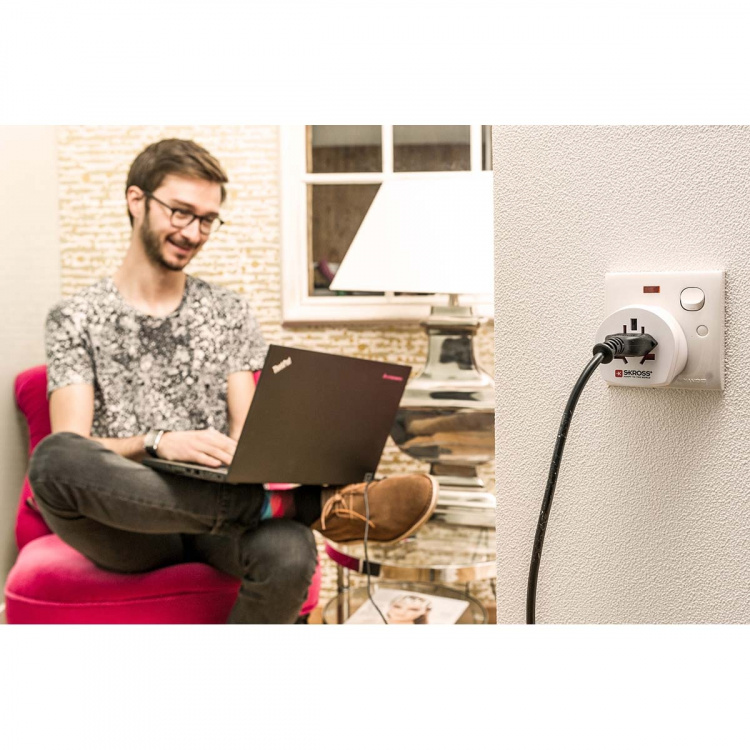 SKROSS Reisadapter Combo - Wereld-naar-Zuid-Afrika Geaard