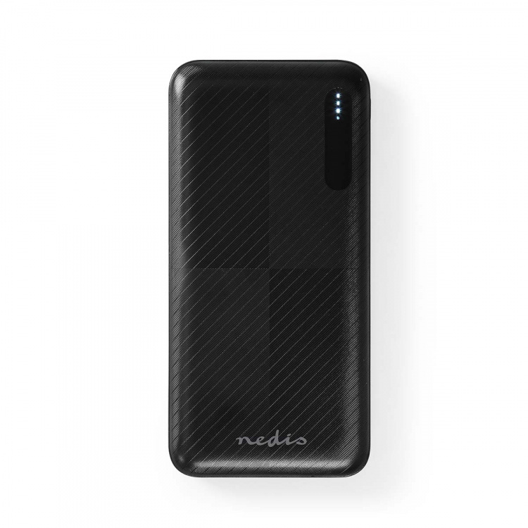 Nedis Powerbank | 10000 mAh | 1.5 / 2.0 / 3.0 A | Outputs: 2 | Output: 1x USB-A / 1x USB-C™ | Inputs: 1x Micro USB / 1x USB-C™ | PD2.0 18W | Lithium-Polymeer Nedis Powerbank | 10000 mAh | 1.5 / 2.0 / 3.0 A | Outputs: 2 | Output: 1x USB-A / 1x USB-C™ | Inputs: 1x Micro USB / 1x USB-C™ | PD2.0 18W | Lithium-Polymeer