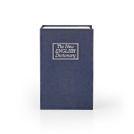 Nedis Kluis | Boekenkluis | Sleutelslot | Binnenshuis | Klein | Binnenvolume: 0.86 l | 2 Sleutels inbegrepen | Blauw / Zilver