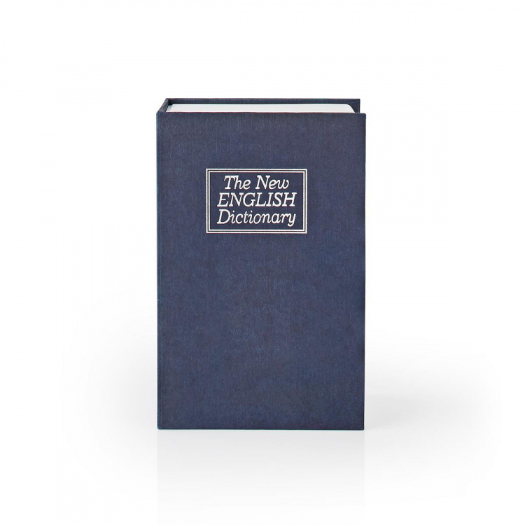 Nedis Kluis | Boekenkluis | Sleutelslot | Binnenshuis | Klein | Binnenvolume: 0.86 l | 2 Sleutels inbegrepen | Blauw / Zilver